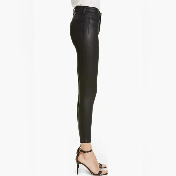 L'AGENCE Coated High Waist Skinny Jeans Size 30